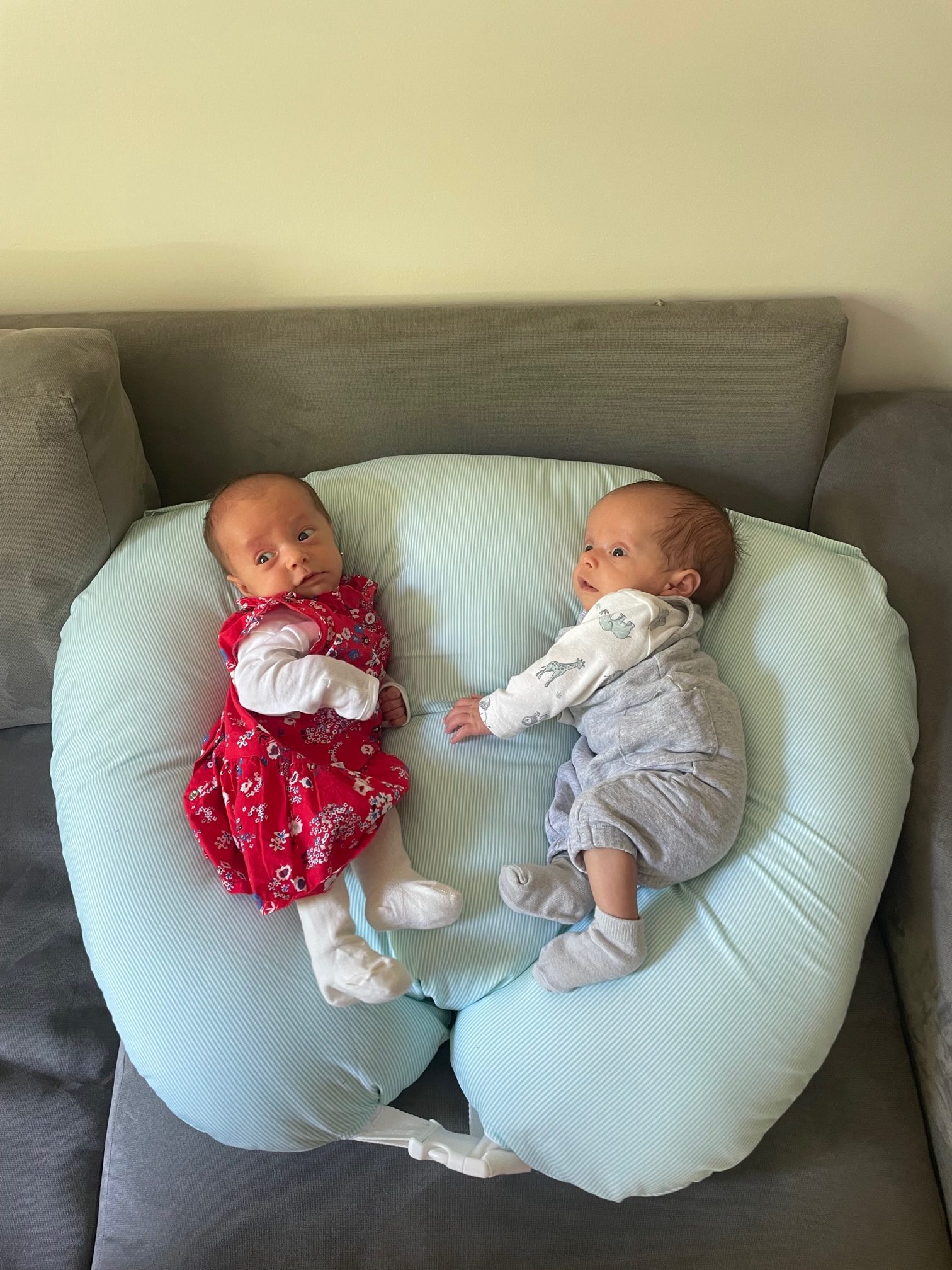 Almohada de lactancia para gemelos Monzillo Baby e Kids Almofada